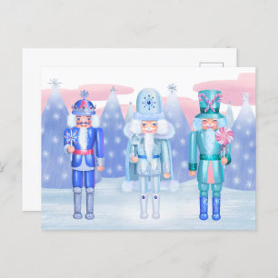 Pastel Nutcracker Kings Postcard