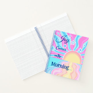 Pastel Ocean Sunrise: Joy Comes in the Morning  Notebook