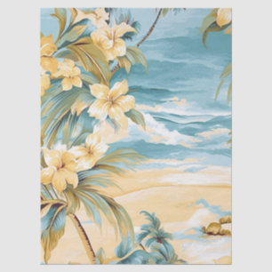 Pastel Ocean View Decoupage Tissue Paper
