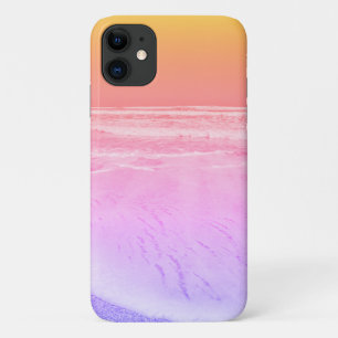 Pastel Ocean Waves Beach iPhone 11 Case