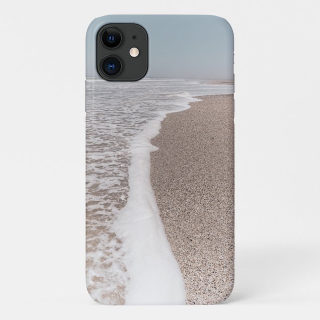 Pastel Ocean Waves Beach iPhone 11 Case (Back)