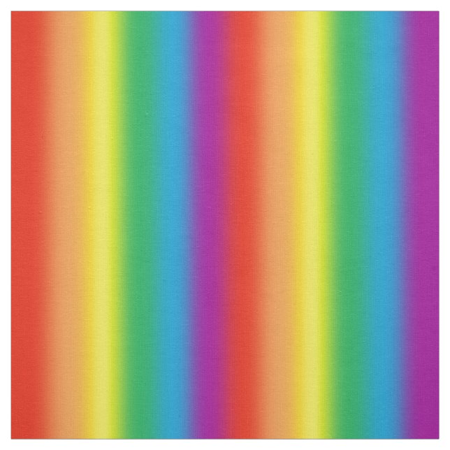 Pastel Ombre Gay LGBT Pride Rainbow Flag Fabric (Swatch)