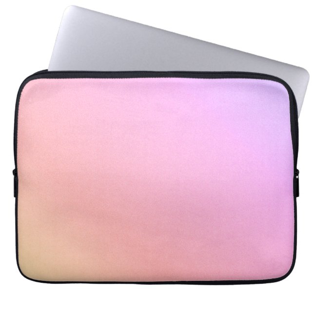Pastel Ombre Laptop Sleeve (Front)
