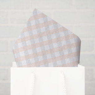 Pastel Orange and Grey Pumpkin Baby Shower Tissue Paper