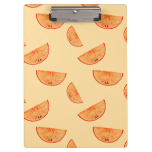 Pastel Orange Kawaii Orange Clipboard