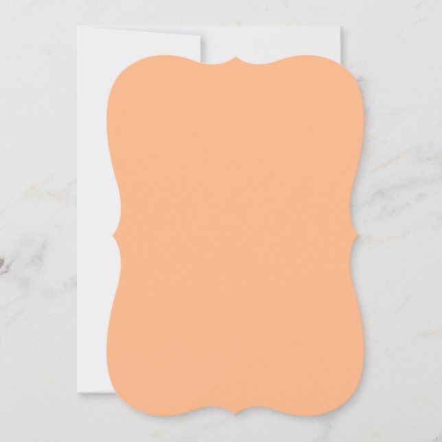Pastel Orange Note Card (Front)