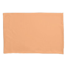 Pastel Orange Pair of Pillowcases Standard