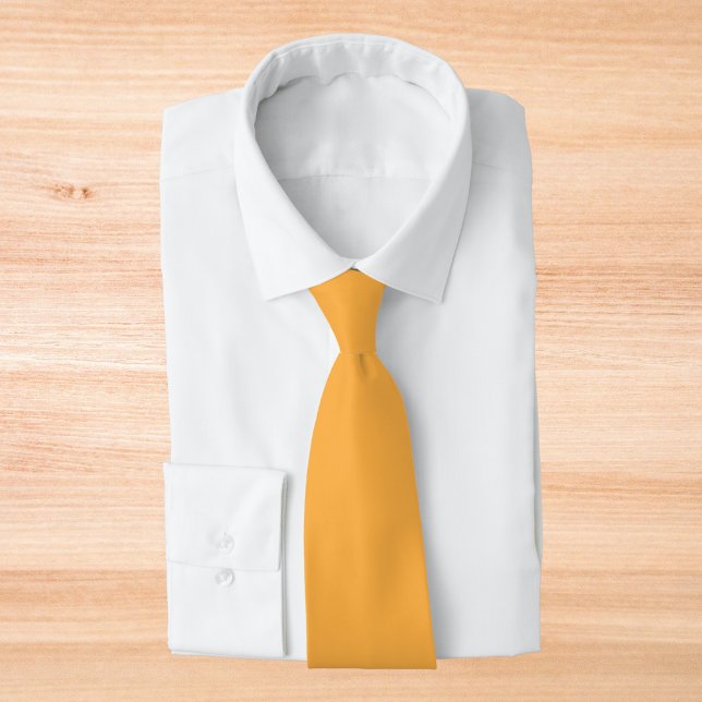 Pastel Orange Solid Colour Tie (Creator Uploaded)