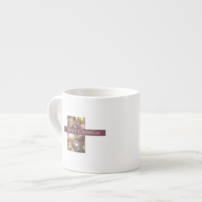 Pastel ornaments espresso cup (Front Left)