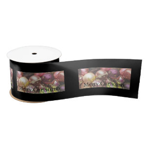 Pastel ornaments satin ribbon