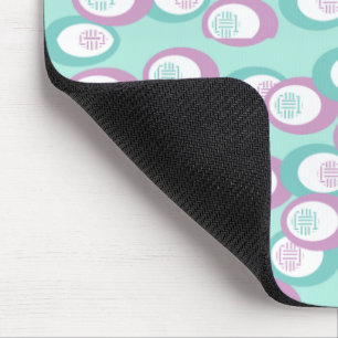 Pastel Ovals Mouse Pad