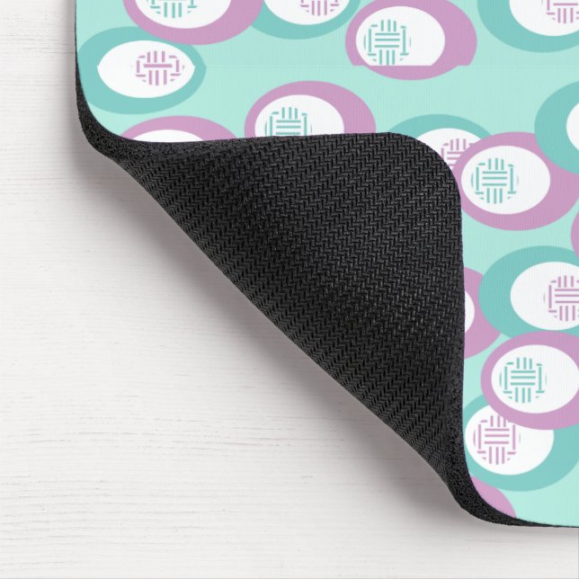 Pastel Ovals  Mouse Pad (Corner)