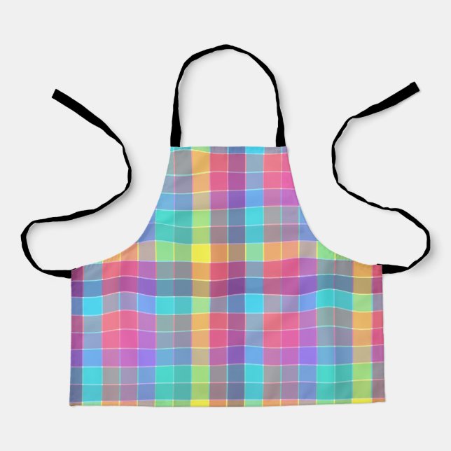 Pastel Overlap Apron (Front)