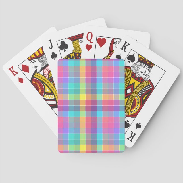 Pastel Overlap Playing Cards (Back)