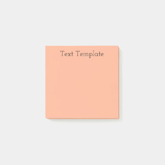Pastel Pale Orange Post-it Notes