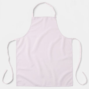 Pastel Pale Pinkish White Solid Colour Apron