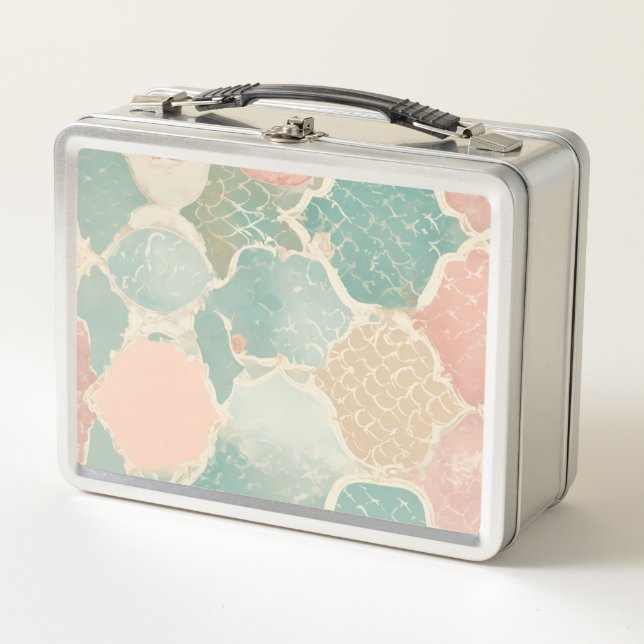 Pastel Pallette  Metal Lunch Box (Front)