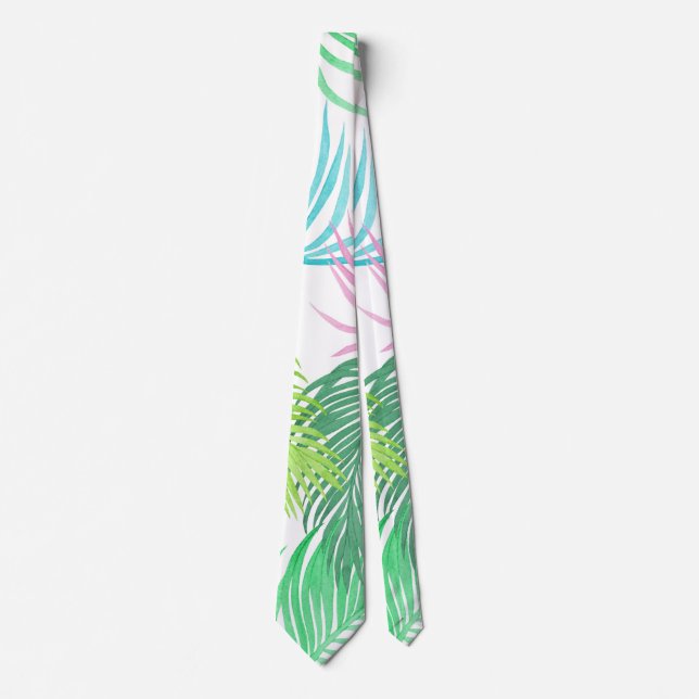 Pastel Palms Tie (Front)