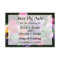Pastel Pansies Save the Date