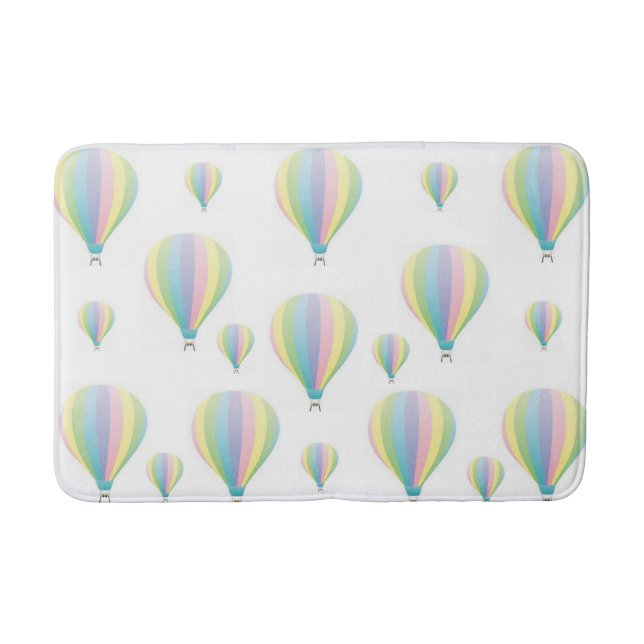 Pastel Parachutes Bathroom Bath Mat (Front)