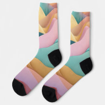 Pastel Paradise Stripes Sock Collection for Women