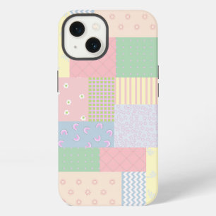 Pastel Patchwork iPhone 13 Case