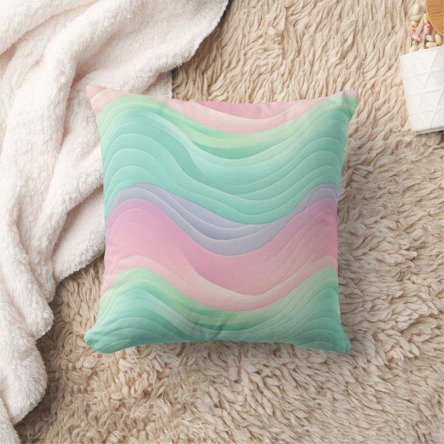 Pastel Pattern Cushion (Blanket)