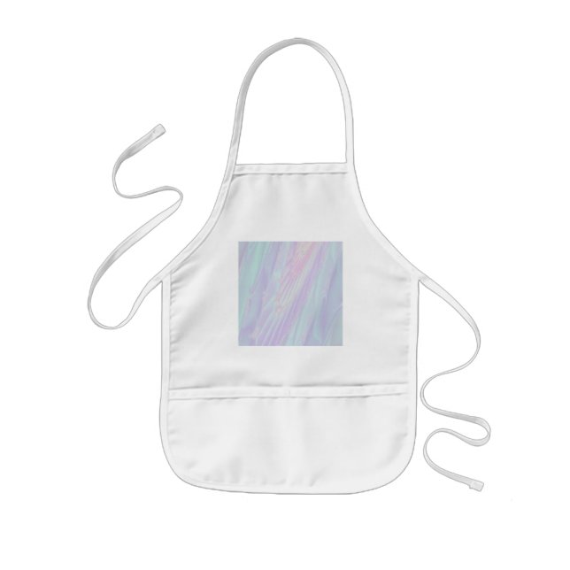 Pastel Pattern Fractal - Sea Shell Style. Kids Apron (Front)