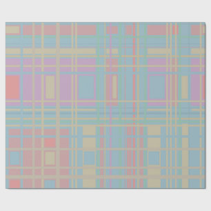 Pastel pattern wrapping paper