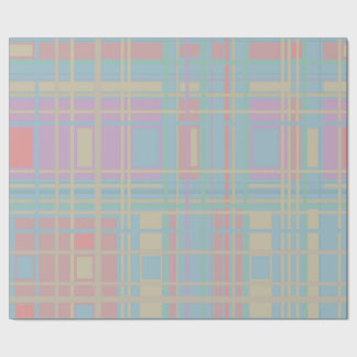 Pastel pattern wrapping paper