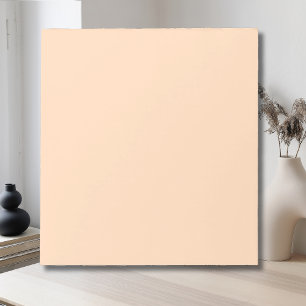 Pastel Peach Solid Colour   Classic   Elegant Notepad