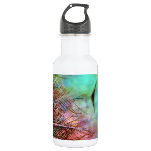 Pastel Peacock Feathers 532 Ml Water Bottle