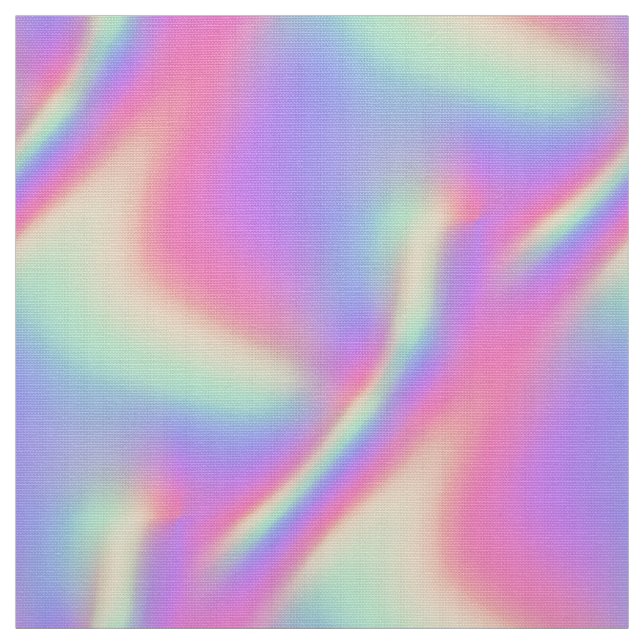 pastel pearl holographic fabric (Swatch)