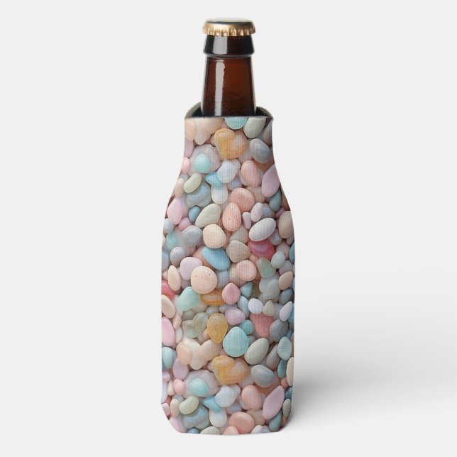 Pastel Pebbles Bottle Cooler (Bottle Front)