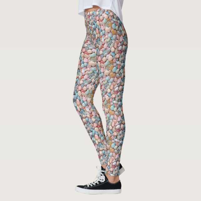 Pastel Pebbles Leggings (Left)