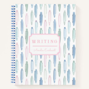 Pastel Pens Notebook