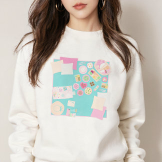 Pastel Picnic Aesthetic Cosy Cute Sweatshirt