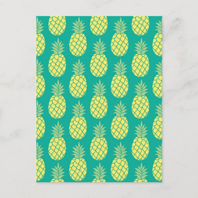 Pastel Pineapples 2 Postcard (Front)