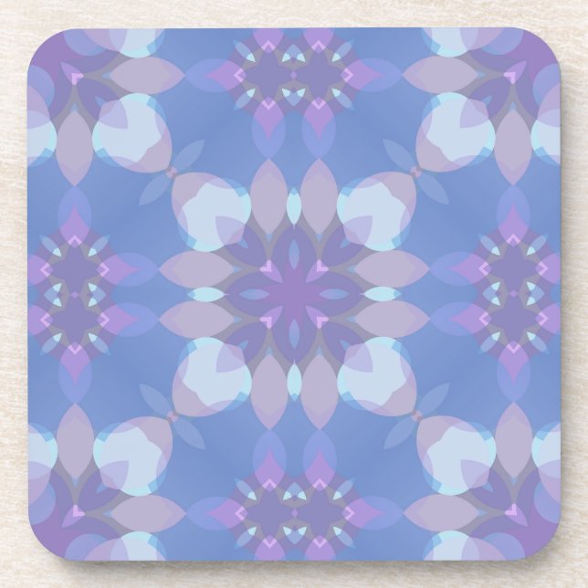 Pastel Pink and Blue #1 Coaster (Front)