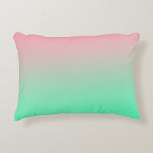 Pastel pink and pale green should always be seen  decorative cushion