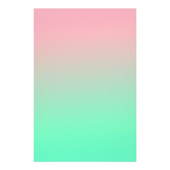 Pastel pink and pale green should always be seen  photo print (Front)