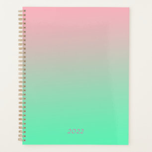 Pastel pink and pale green should always be seen planner