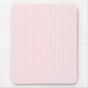 Pastel Pink Candy Stripes. Mouse Pad