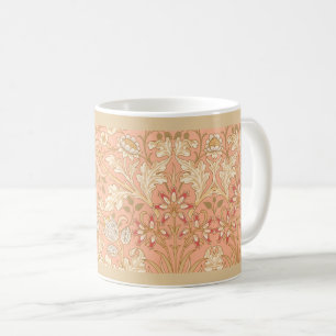 Pastel Pink Decorative Flowers Coffee Mug