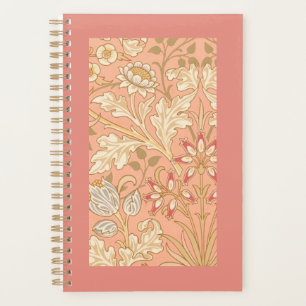 Pastel Pink Decorative Flowers Planner