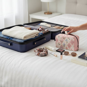 Pastel Pink Dopp Kit