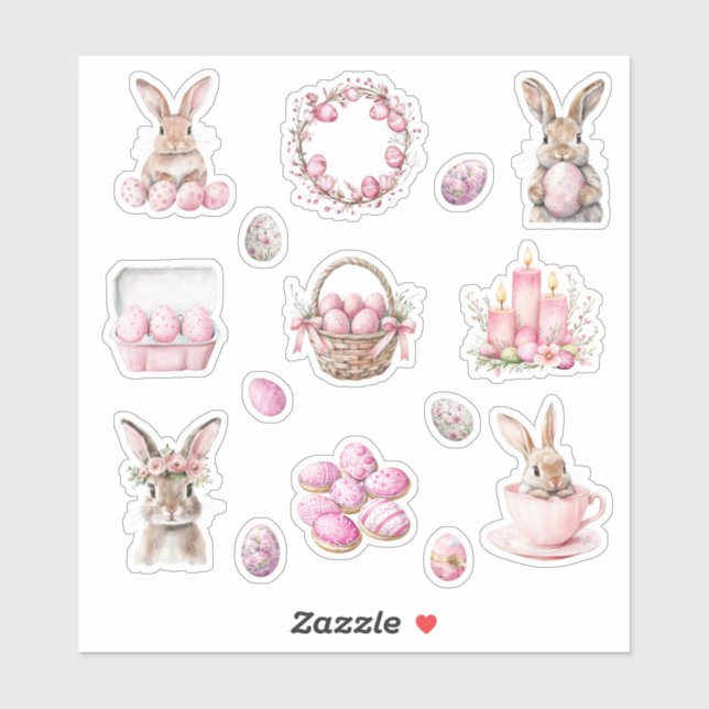Pastel Pink Easter  (Sheet)