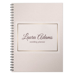 Pastel Pink Elegant Gradient texture. Spiral Notebook