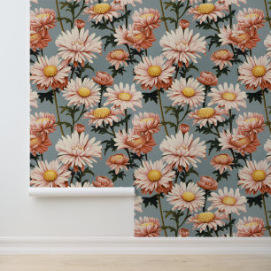 Pastel Pink Flowers Wallpaper