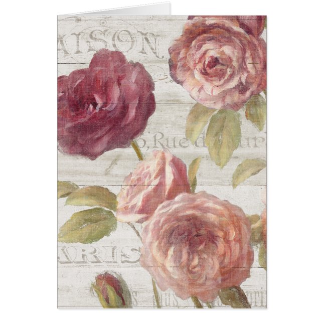 Pastel Pink French Roses (Front)